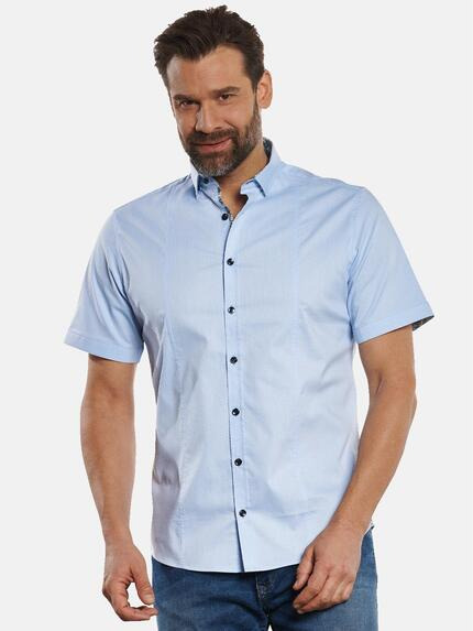 engbers Kurzarm-Hemd "My Favorite" Hellblau