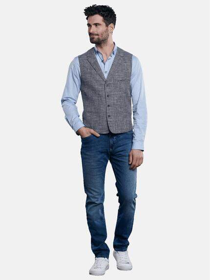 engbers Herren Die Sommer-Sakko-Weste Indigoblau 31074 engbers Herren Die Sommer-Sakko-Weste Indigoblau 31074