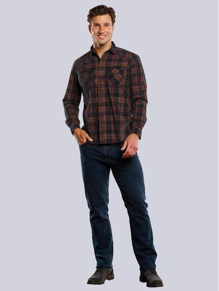 engbers Herren Langarm-Hemd aus Cord Dunkelorange 33667 engbers Herren Langarm-Hemd aus Cord Dunkelorange 33667