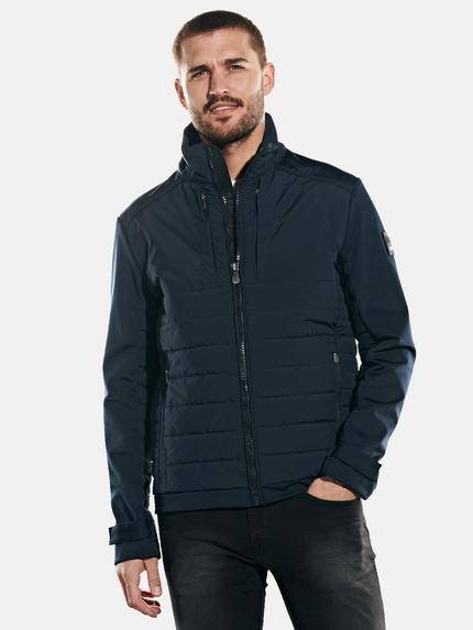emilio adani Jacke im Materialmix Saphirblau