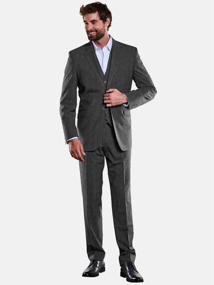 engbers Herren Anzug-Sakko kariert Granitgrau 33615 engbers Herren Anzug-Sakko kariert Granitgrau 33615
