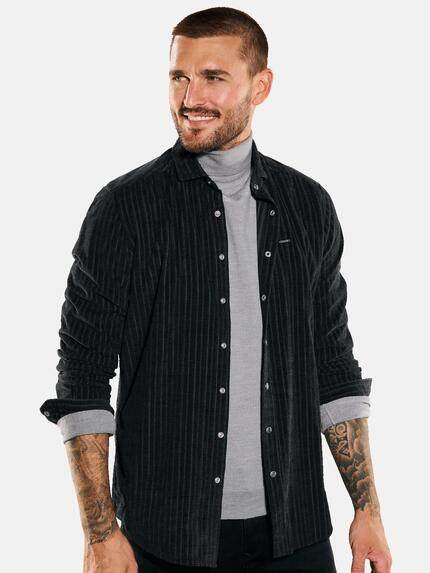 emilio adani Herren Langarm-Hemd gestreift Grau 35573 emilio adani Herren Langarm-Hemd gestreift Grau 35573
