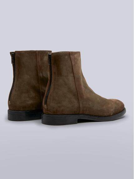 emilio adani Herren Boots mit Reißverschluss Beige 39292