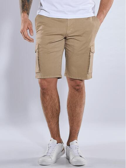 emilio adani Cargo-Bermuda regular Beige