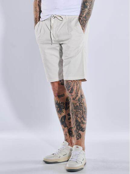 emilio adani Chino-Bermuda mit Tunnelzug Beige