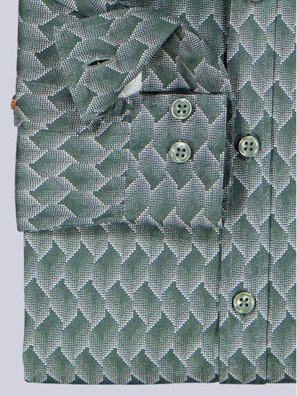 engbers Herren Langarm-Hemd gemustert Oliv 39195 engbers Herren Langarm-Hemd gemustert Oliv 39195