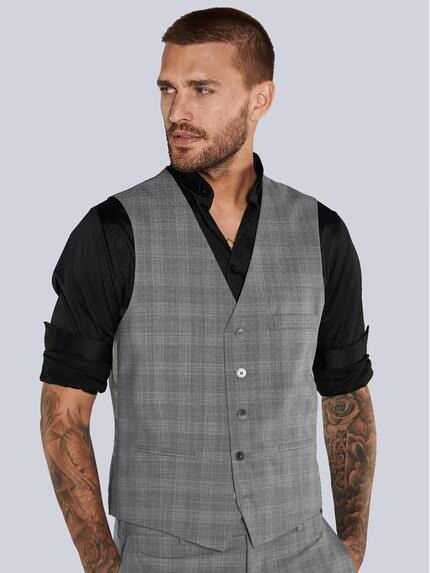 emilio adani Herren Sakko-Weste slim fit Grau 36387 emilio adani Herren Sakko-Weste slim fit Grau 36387