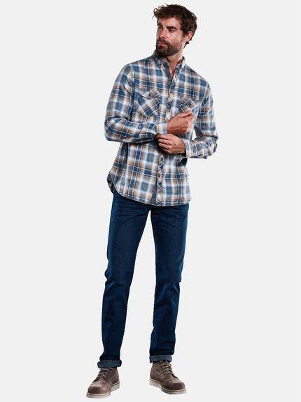 engbers Herren Langarm-Hemd gemustert Ockergelb 33462 engbers Herren Langarm-Hemd gemustert Ockergelb 33462