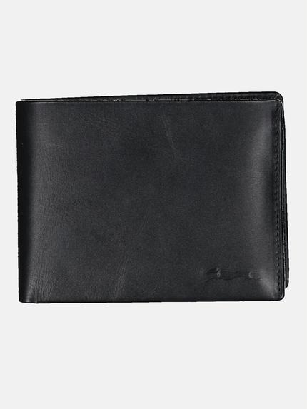 engbers Portemonnaie aus Leder Schwarz