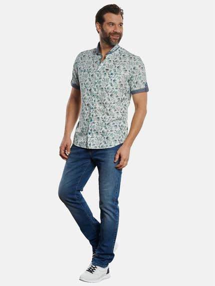engbers Herren Kurzarm-Hemd mit Print Grün 32285 engbers Herren Kurzarm-Hemd mit Print Grün 32285