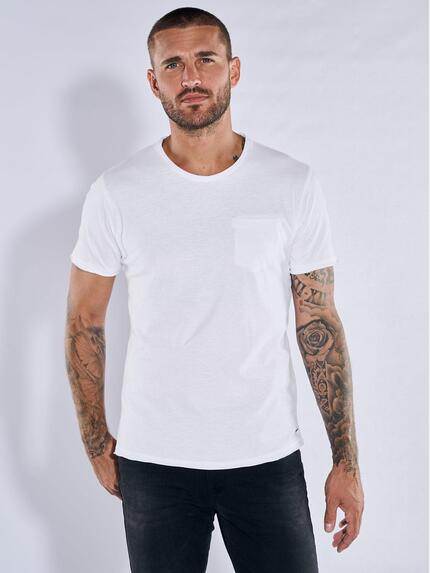 emilio adani Basic-Shirt "My Favorite" Reinweiss