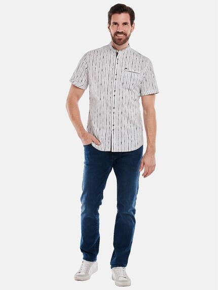engbers Herren Kurzarm-Hemd slim fit Naturweiss 35074 engbers Herren Kurzarm-Hemd slim fit Naturweiss 35074