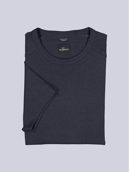engbers Herren Basic-Shirt "My Favorite" organic Saphirblau 33833 engbers Herren Basic-Shirt "My Favorite" organic Saphirblau 33833
