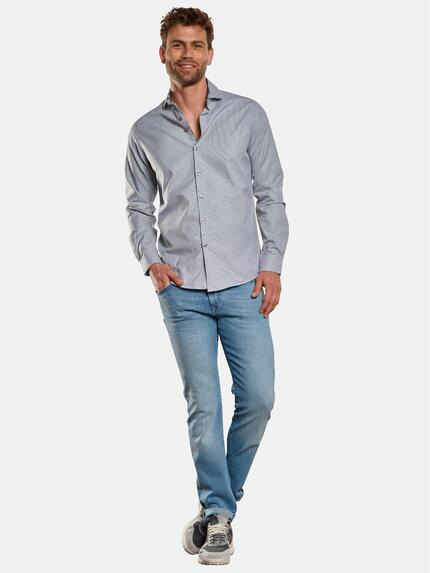 ENGBERS GERMANY Herren Dezent gemustertes Hemd Grau 30939 ENGBERS GERMANY Herren Dezent gemustertes Hemd Grau 30939