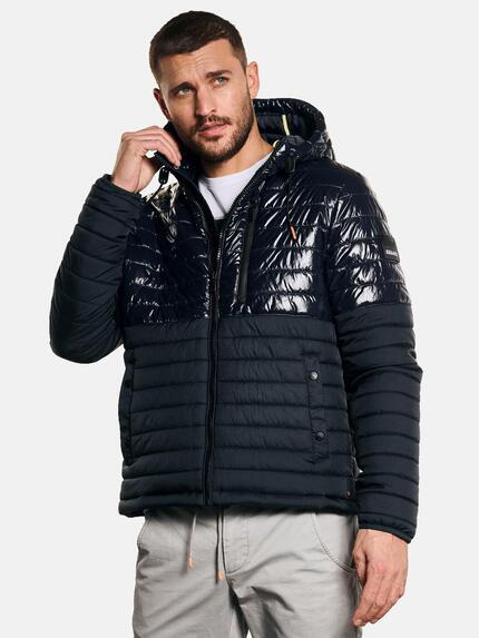 emilio adani Steppjacke leicht glänzend Saphirblau