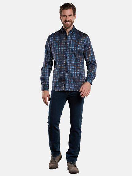 engbers Herren Hemd langarm Saphirblau 33803 engbers Herren Hemd langarm Saphirblau 33803