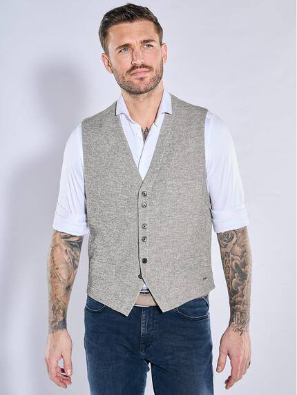 emilio adani Sakko-Weste slim fit Beige