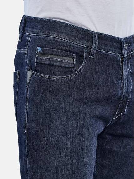 ENGBERS GERMANY Herren Jeans mit hochwertigem Comfort-Stretch-Material Marineblau 31479
