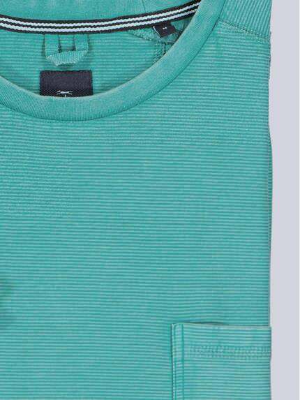 engbers Herren T-Shirt strukturiert Petrolgruen 39296