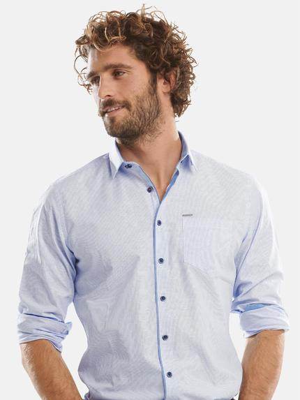 emilio adani Herren Elegantes Langarmhemd in Paisley Optik Blau 30656 emilio adani Herren Elegantes Langarmhemd in Paisley Optik Blau 30656