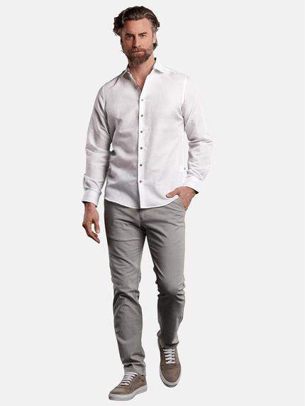 ENGBERS GERMANY Herren Langarmhemd aus hochwertigem Leinenmaterial Reinweiss 29783 ENGBERS GERMANY Herren Langarmhemd aus hochwertigem Leinenmaterial Reinweiss 29783