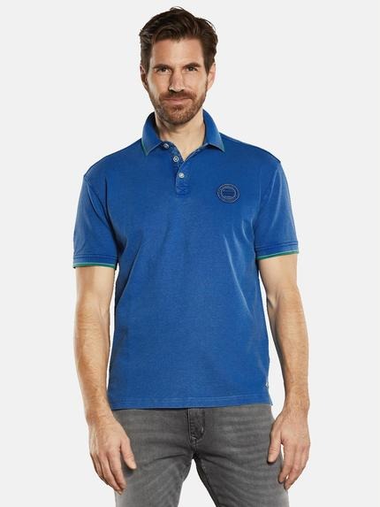 engbers Polo-Shirt uni Royalblau