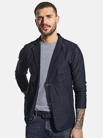 emilio adani Lässiges Sweatsakko Saphirblau