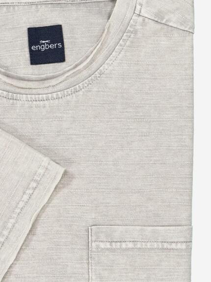 engbers Herren T-Shirt meliert Beige 37123 engbers Herren T-Shirt meliert Beige 37123
