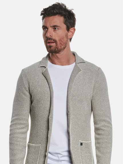 ENGBERS GERMANY Herren Strick-Sakko strukturiert Beige 32689 ENGBERS GERMANY Herren Strick-Sakko strukturiert Beige 32689