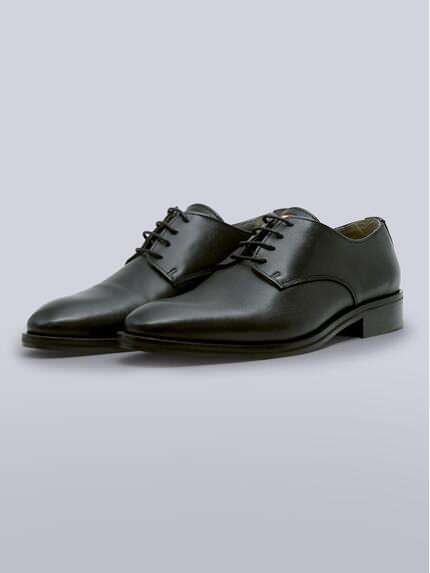 emilio adani Herren Komfortabler Business-Schuh Schwarz 41542