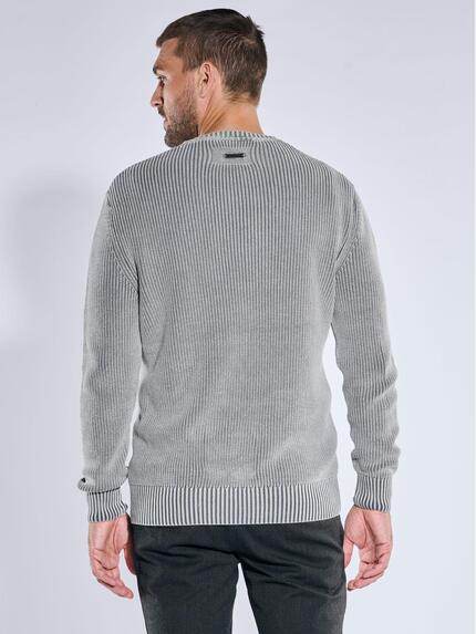 emilio adani Herren Strickpullover strukturiert Silbergrau 39525 emilio adani Herren Strickpullover strukturiert Silbergrau 39525