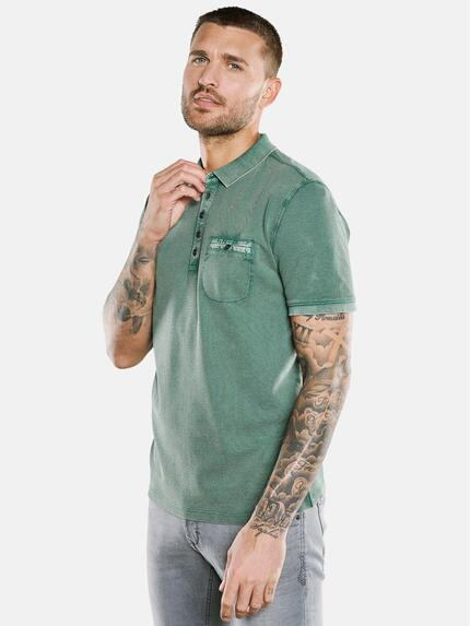 emilio adani Polo-Shirt uni Dunkelgruen