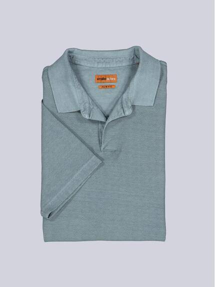 emilio adani Herren Polo-Shirt uni Türkis 38928 emilio adani Herren Polo-Shirt uni Türkis 38928