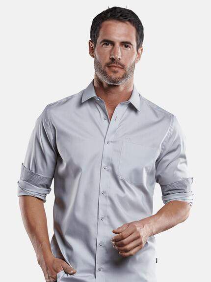 engbers Herren Hemd "My Favorite" Silbergrau 34412 engbers Herren Hemd "My Favorite" Silbergrau 34412