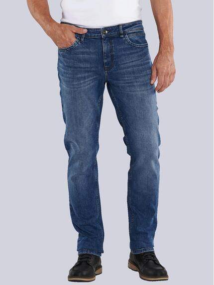engbers Super-Stretch-Jeans slim fit Brilliantblau