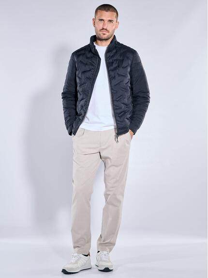 emilio adani Herren Steppjacke Saphirblau 40020