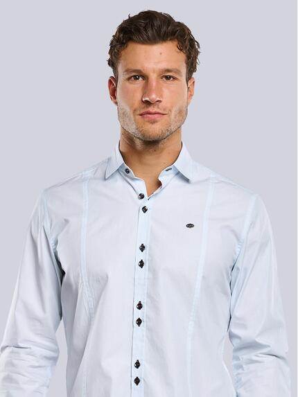 engbers Herren Hemd uni Blau 33801 engbers Herren Hemd uni Blau 33801
