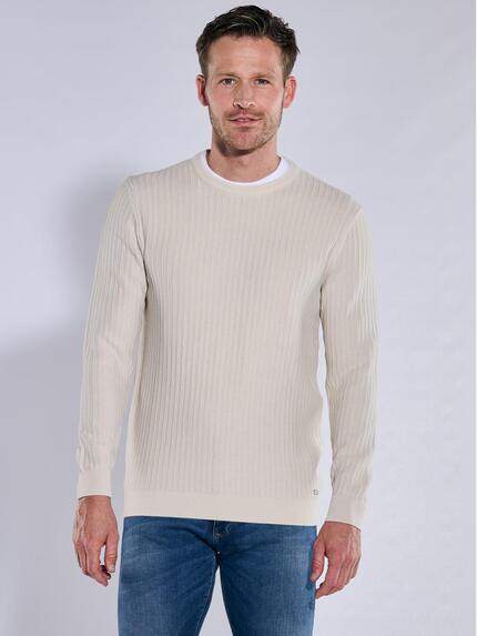 engbers Herren Pullover Rundhals Creme 38148 engbers Herren Pullover Rundhals Creme 38148