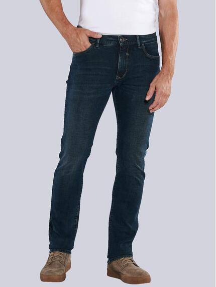 engbers Super-Stretch-Jeans slim fit Saphirblau