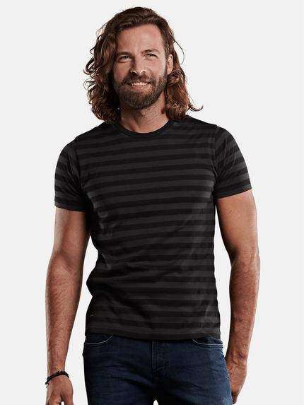emilio adani Strukturmix T-Shirt Schwarz