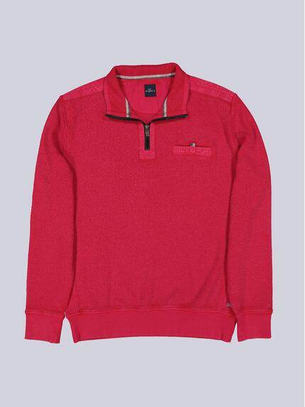 engbers Herren Sweatshirt strukturiert Rot 39532 engbers Herren Sweatshirt strukturiert Rot 39532