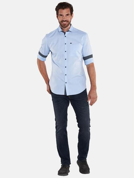 engbers Herren Hemd uni Blau 36161 engbers Herren Hemd uni Blau 36161