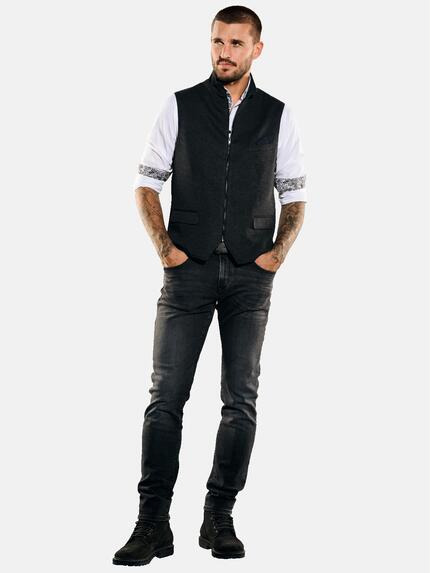 emilio adani Herren Sakko-Weste slim fit Schwarz 35269 emilio adani Herren Sakko-Weste slim fit Schwarz 35269