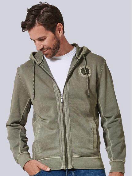 engbers Herren Sweatjacke mit Kapuze Braun 35316 engbers Herren Sweatjacke mit Kapuze Braun 35316