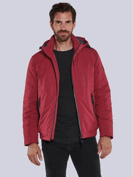 engbers Jacke mit abnehmbarer Kapuze Rot