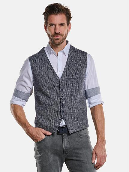 engbers Sakko-Weste regular Indigoblau