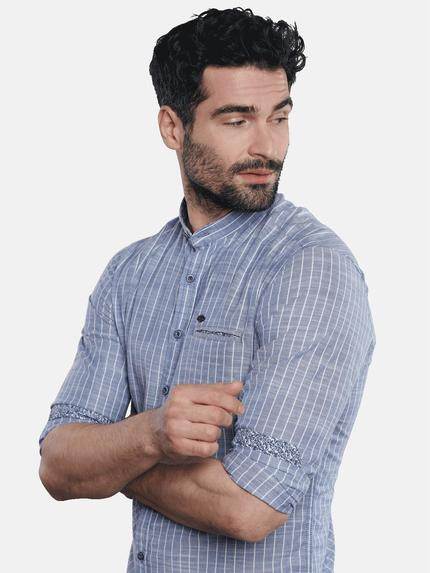 engbers Herren Langarm-Hemd gestreift Brilliantblau 32394 engbers Herren Langarm-Hemd gestreift Brilliantblau 32394