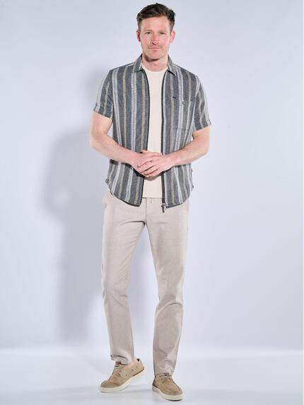 engbers Herren Kurzarm-Hemd gestreift Anthrazit 38893 engbers Herren Kurzarm-Hemd gestreift Anthrazit 38893