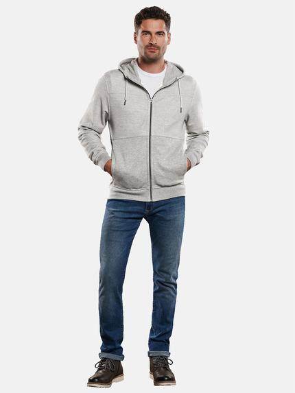 engbers Herren Sweatjacke strukturiert Grau 32438 engbers Herren Sweatjacke strukturiert Grau 32438