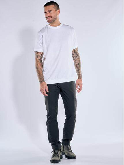 emilio adani Herren Cargo-Hose mit Tunnelzug Schwarz 39113 emilio adani Herren Cargo-Hose mit Tunnelzug Schwarz 39113